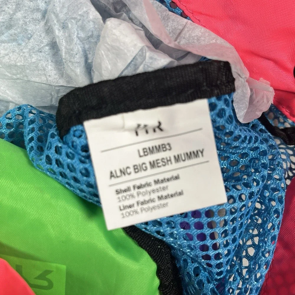 TYR Big Mesh Mummy Backpack Multicolor 40L Capacity Swim and Workout Gear
